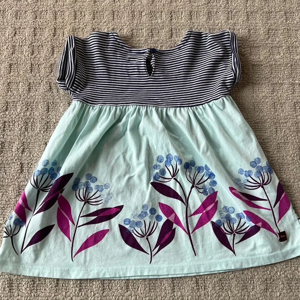 Tea Collection Girls Sleeveless Empire Dress - Size 2T - Picture 6 of 6